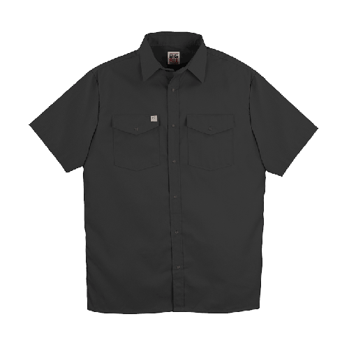 Snap Front Short Sleeve Canadian Work Shirts to 5XB and 5XT in 6 Colors
