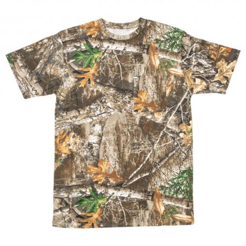 Short Sleeve Camo Pocket Tee Shirt for Hunting and Casual Wear to Size 8X Big & 8X Tall