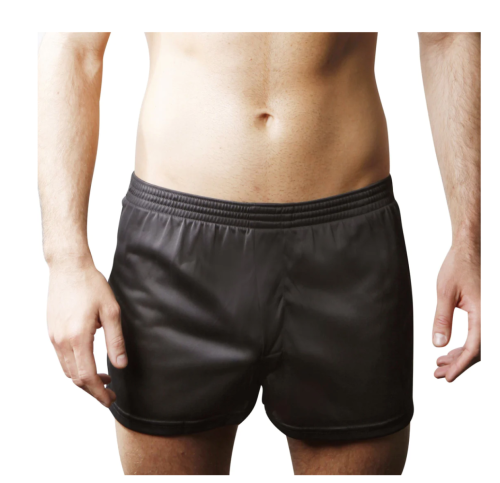 Nylon Boxer Shorts to Size 6X in Black or White