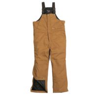 Premium Insulated Double Fill Duck Bib Overalls to Size 8XB and 8XT in Brown and Black