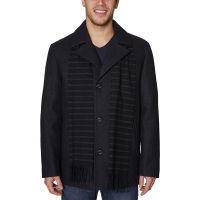 Luxury Nautica Big and Tall Wool Scarf Coat to 6XT and 6XB